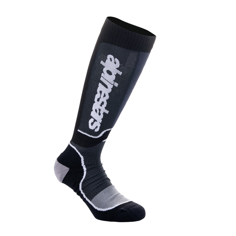 Alpinestars MX Plus Børnestrømper Sort-Hvid