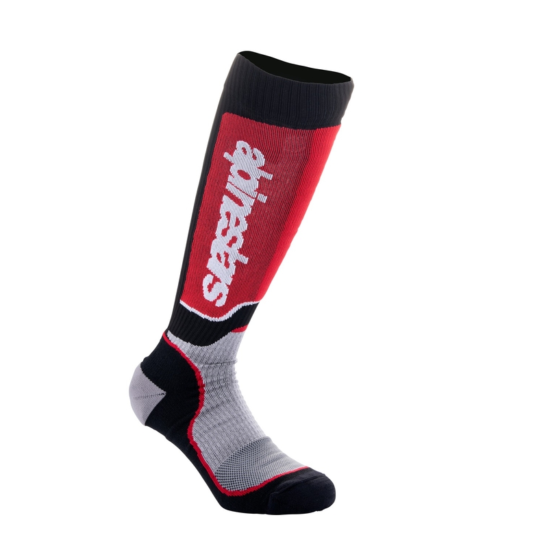 Alpinestars MX Plus Børnestrømper Sort-Rød-Grå