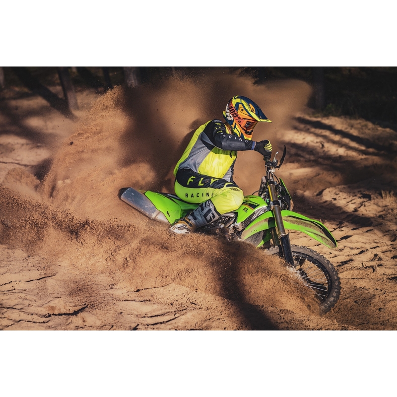 Cassida Cross Pro 2 Contra fluo gul-orange-blå motocrosshjelm