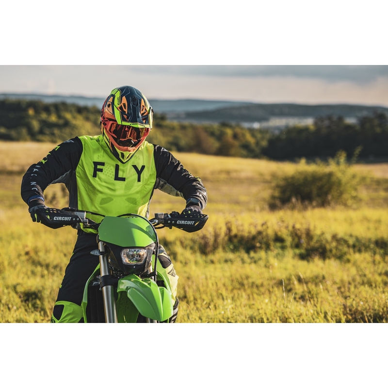Cassida Cross Pro 2 Contra fluo gul-orange-blå motocrosshjelm