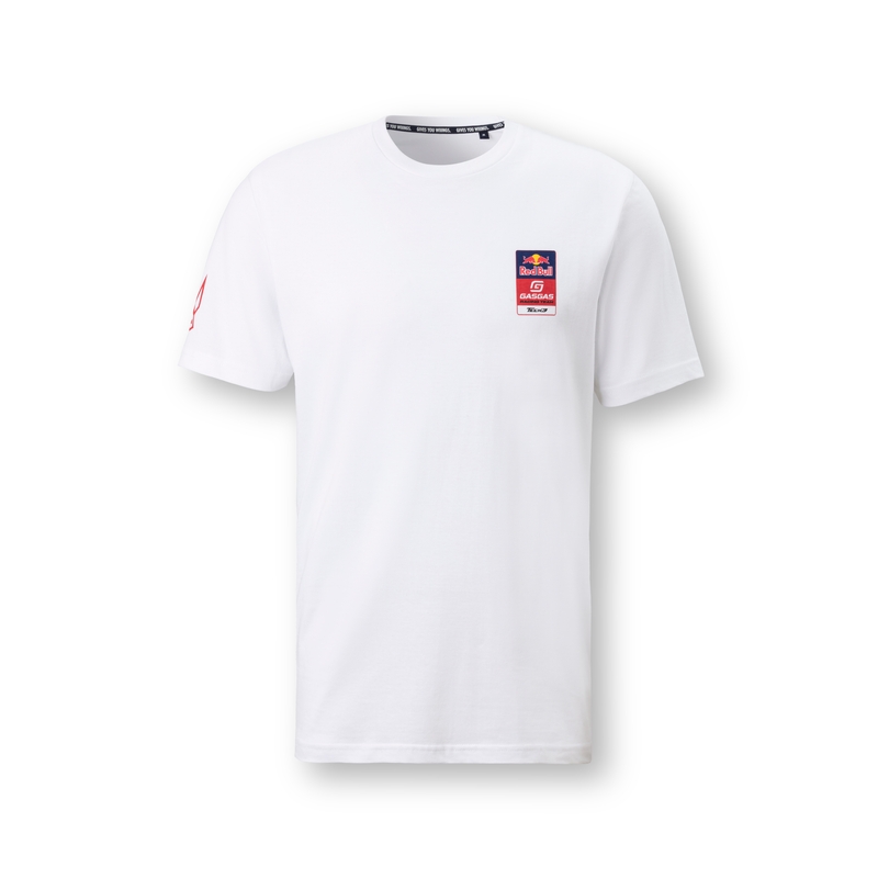 T-shirt Red Bull Augusto Fernandez GasGas MotoGP hvid