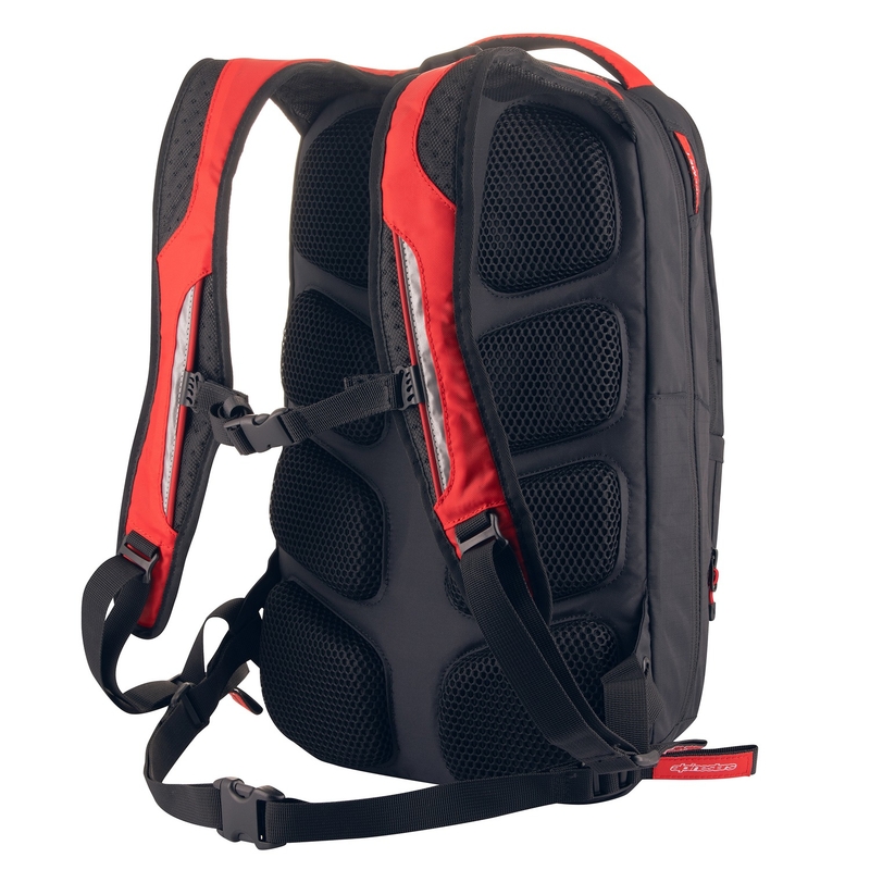Rygsæk Alpinestars City Hunter FQ20 2024 sort-rød-hvid