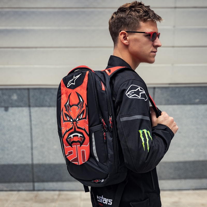 Rygsæk Alpinestars City Hunter FQ20 2024 sort-rød-hvid