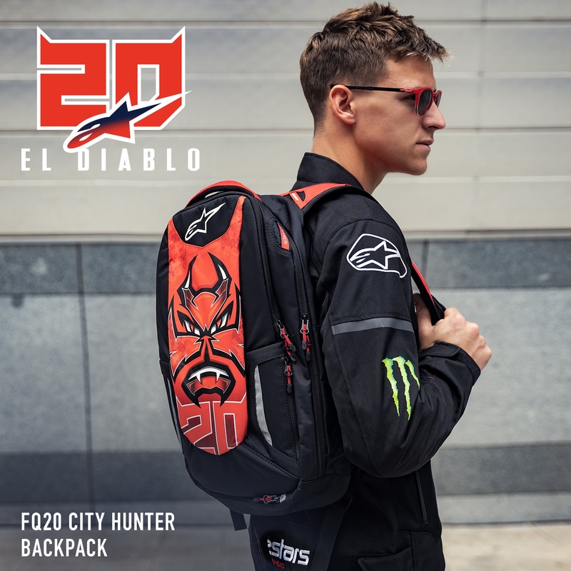 Rygsæk Alpinestars City Hunter FQ20 2024 sort-rød-hvid