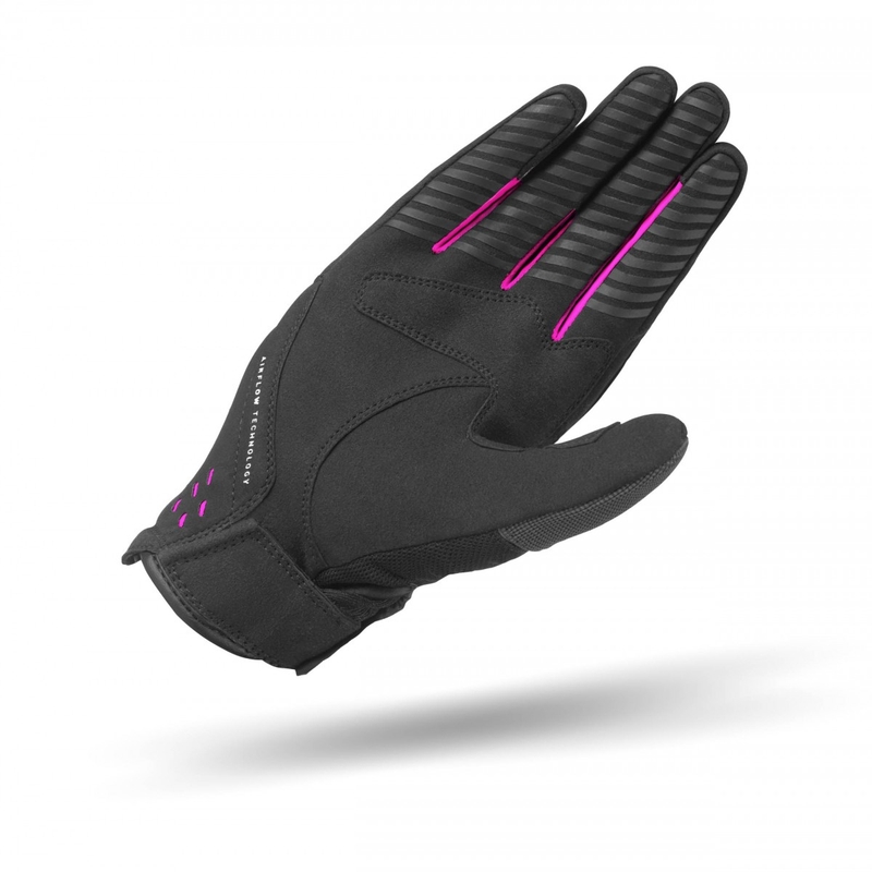 Motorcykelhandsker til kvinder Shima One EVO sort og pink