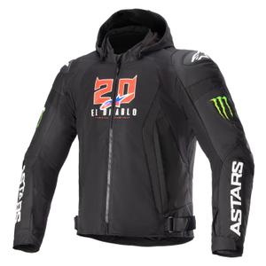 Alpinestars Zaca Air Monster FQ20 sort-rød-blå-hvid-grøn motorcykeljakke