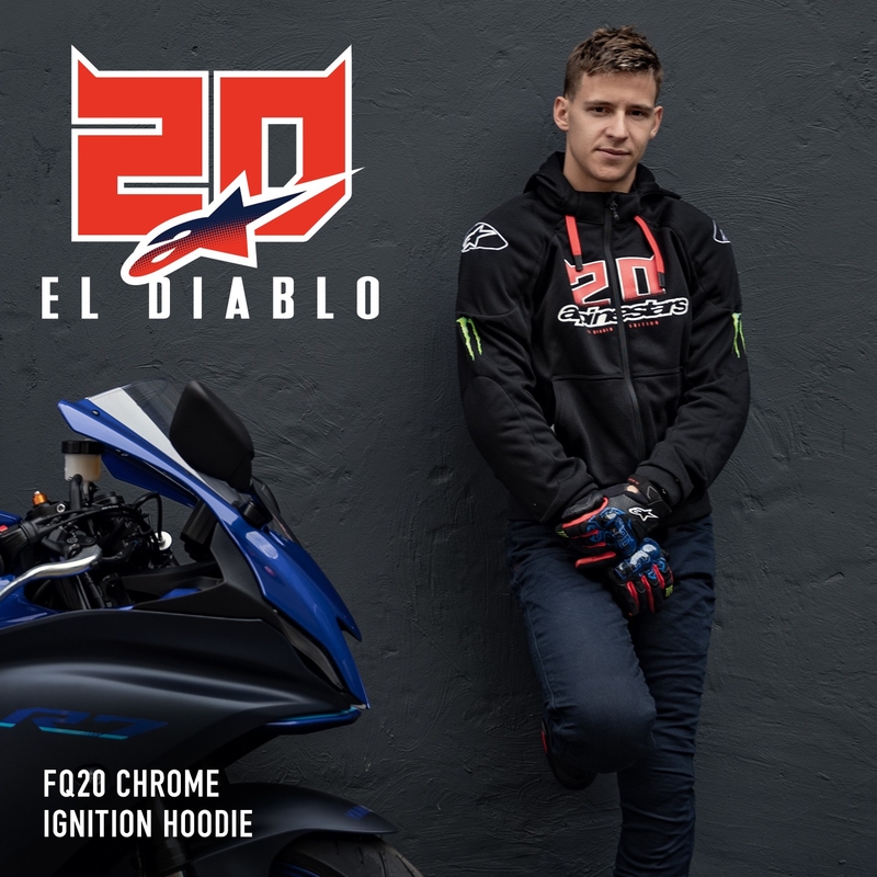 Alpinestars Chrome Ignition Monster FQ20 Sort-rød-hvid-grøn motorcykeljakke