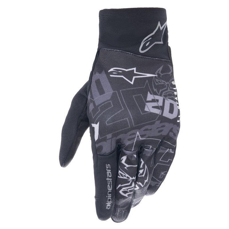 Rukavice na motorku Alpinestars Reef FQ20 černo-šedo-bílé