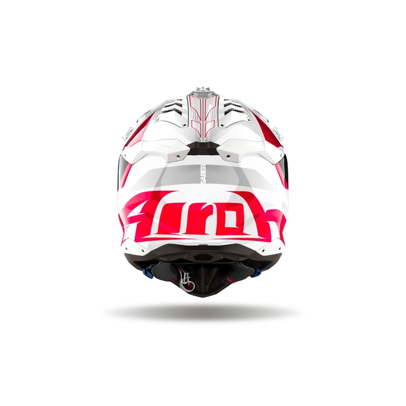 Airoh Aviator 3 Saber Motocross Hjelm, Glossy Red