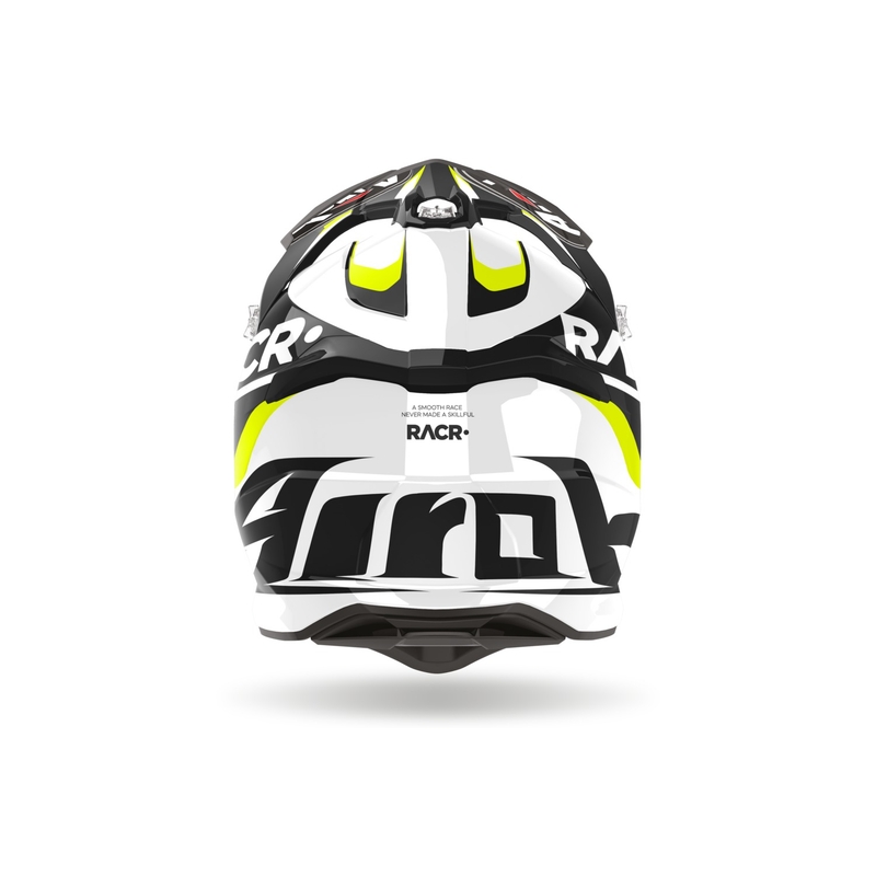 Motocrosshjelm Airoh Strycker Racr 2024 glossy udsalg