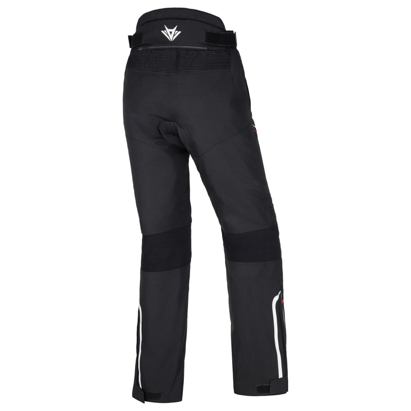 RSA Wasp motorcykelbukser til kvinder i sort, hvid og rød