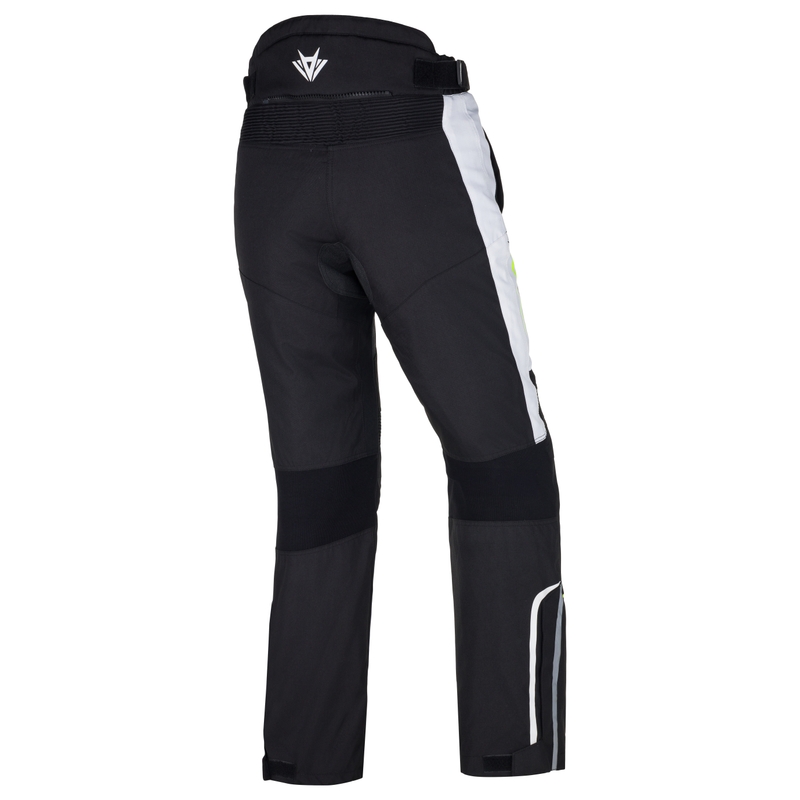 RSA Wasp Black-Fluo Yellow-White motorcykelbukser til kvinder