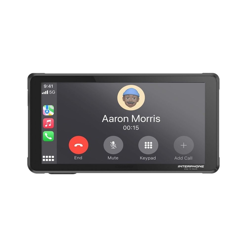 Interphone RIDESYNC Apple CarPlay og Android Auto Display til motorcykler