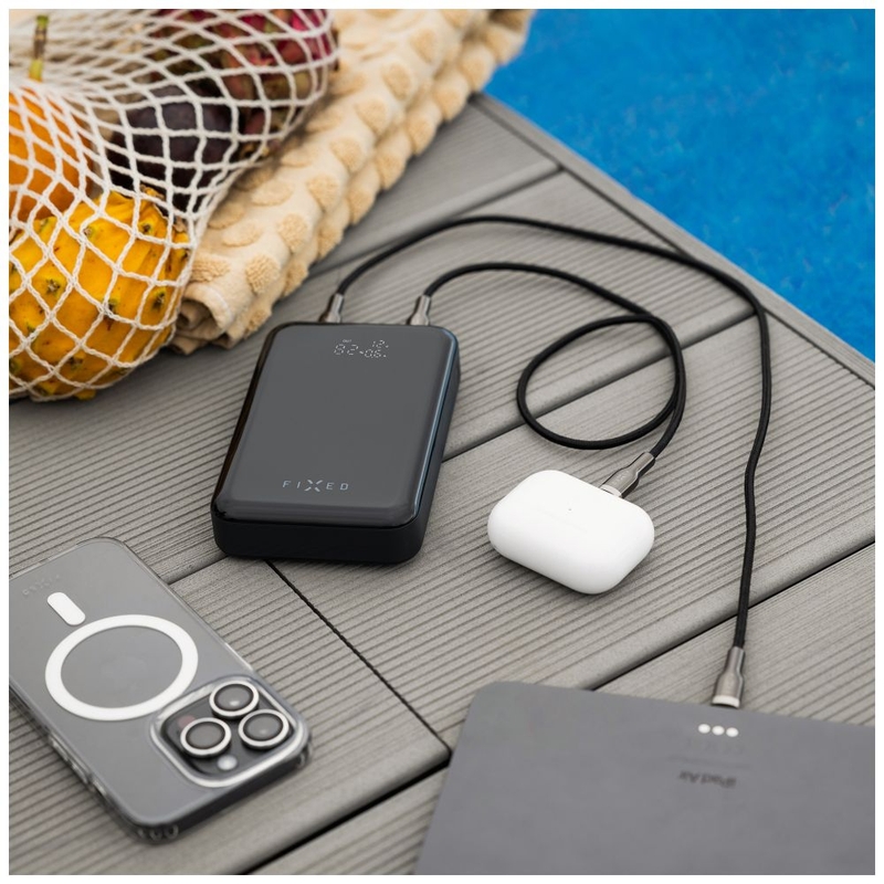 Powerbank Fixed Zen 20 Pro med LCD-display sort