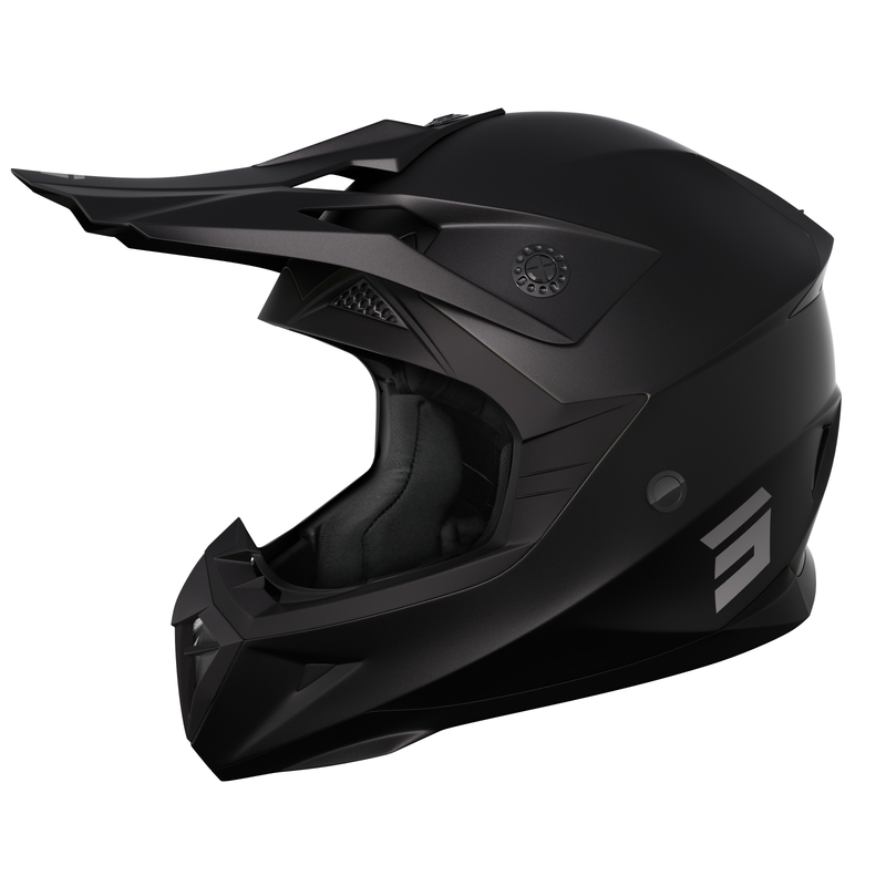 Motocrosshjelm til børn Shot Pulse Kid 2.0 mat sort