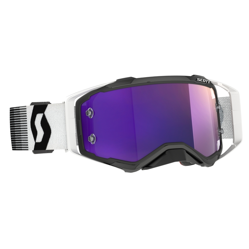 Motocross-briller Scott Prospect CH Premium sort-hvid-lilla