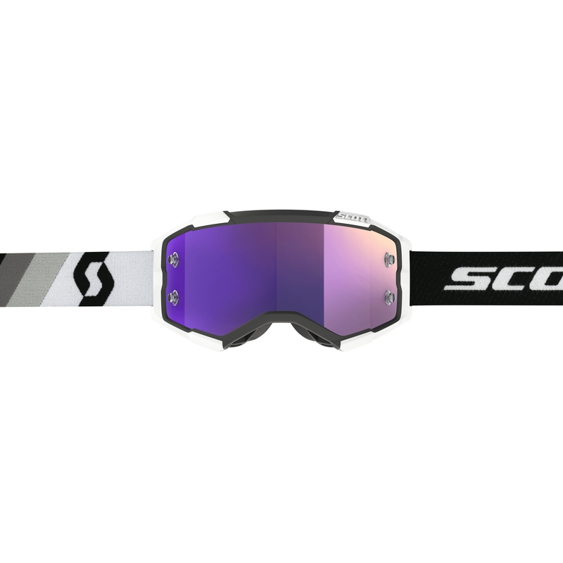 Scott Fury CH Premium motocrossbriller sort, hvid og lilla