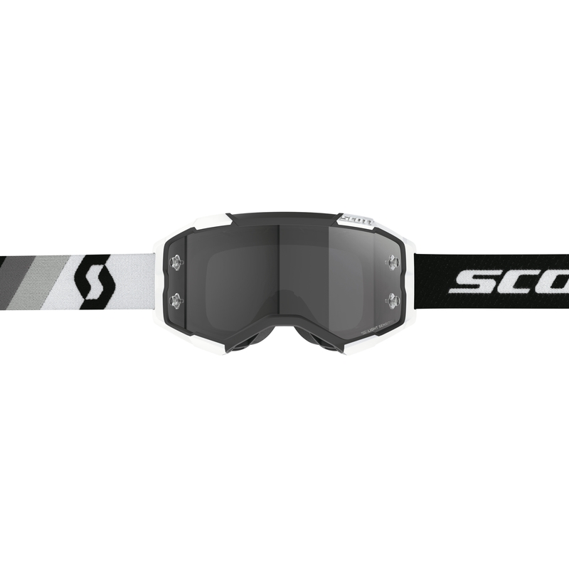 Scott Fury LS Premium Motocross Goggles sort, hvid og grå