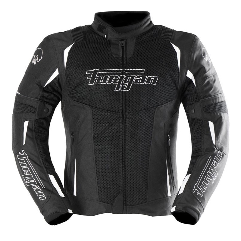 Motorcykeljakke Furygan ULTRA SPARK 3IN1 VENTED+ sort og hvid