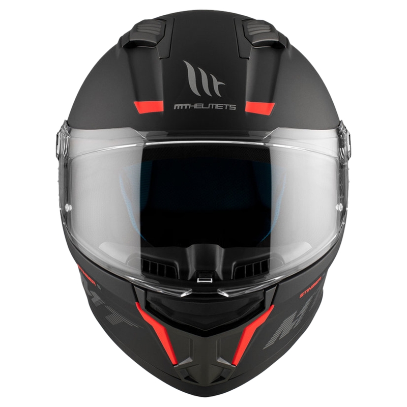 MT Stinger 2 Solid integreret motorcykelhjelm sort mat