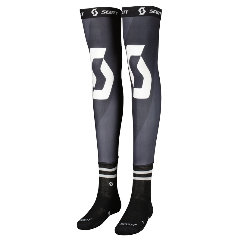 SCOTT Knee Brace sort og hvid