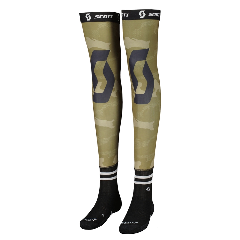 SCOTT Knæbandage camo grøn