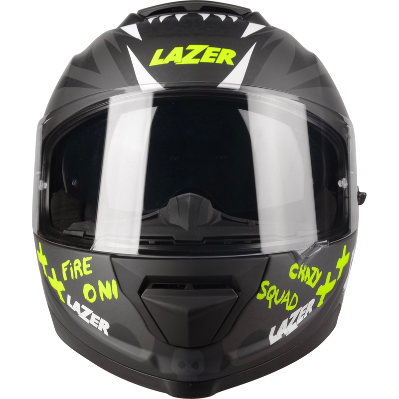 Integralhjelm til motorcykel Lazer Rafale SR Ride Oni sort-fluogul