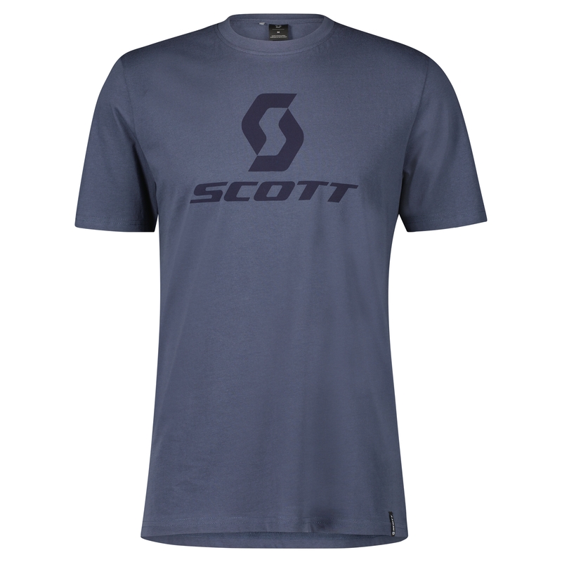 T-shirt SCOTT ICON metallic blå