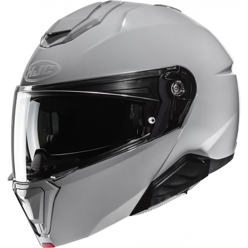 HJC i91 Solid grå flip-up motorcykelhjelm