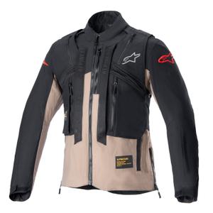 Alpinestars Techdura sort og brun motorcykeljakke