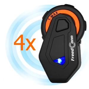 Sæt med 4 Bluetooth-intercom T-MAX