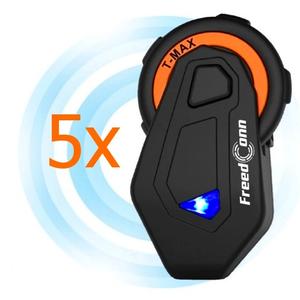 Sæt med 5 Bluetooth-intercom T-MAX