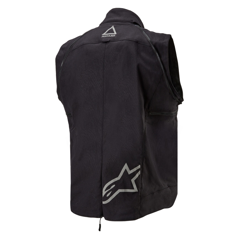 Alpinestars Techdura sort-brun-mørkeblå motorcykeljakke