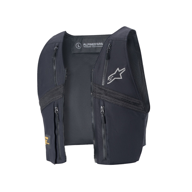 Alpinestars Techdura sort-brun-mørkeblå motorcykeljakke