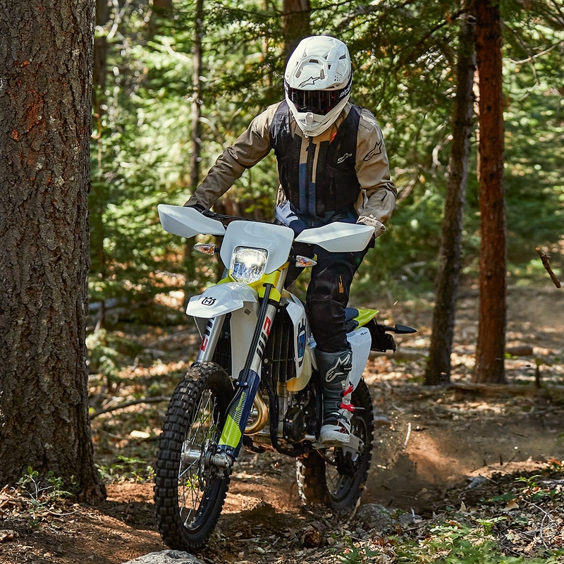 Alpinestars Techdura sort-brun-mørkeblå motorcykeljakke