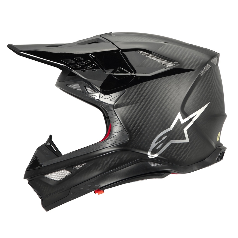 Alpinestars Supertech S-M10 Fame motocrosshjelm blank/mat carbon