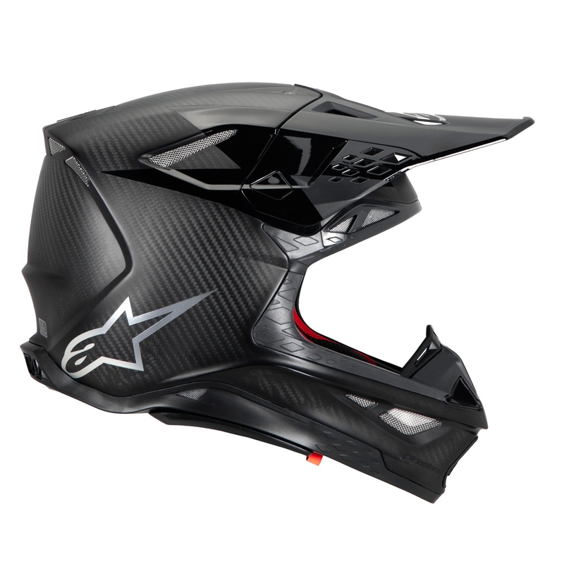 Alpinestars Supertech S-M10 Fame motocrosshjelm blank/mat carbon