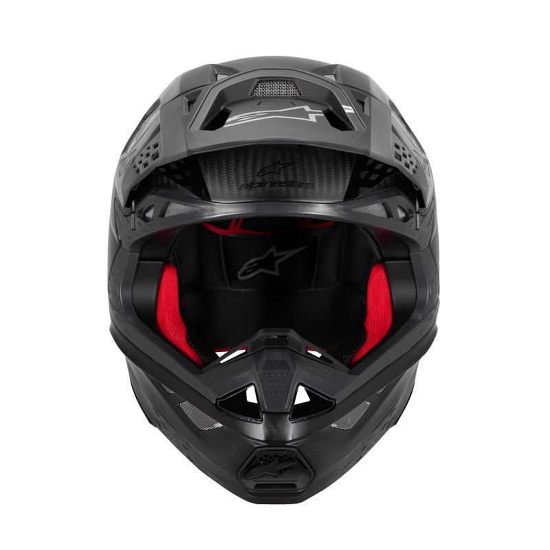 Alpinestars Supertech S-M10 Fame motocrosshjelm blank/mat carbon