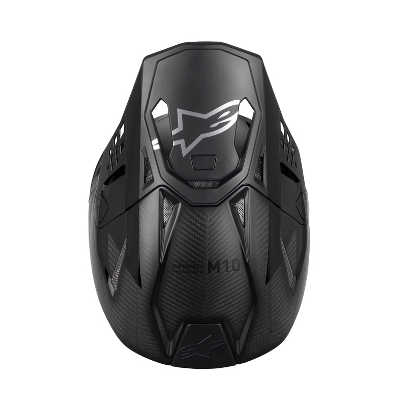 Alpinestars Supertech S-M10 Fame motocrosshjelm blank/mat carbon