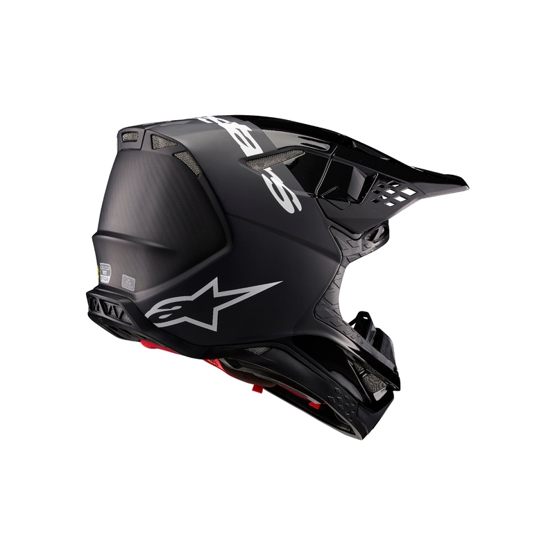Alpinestars Supertech S-M10 Flood Motocross-hjelm sort-mørkegrå