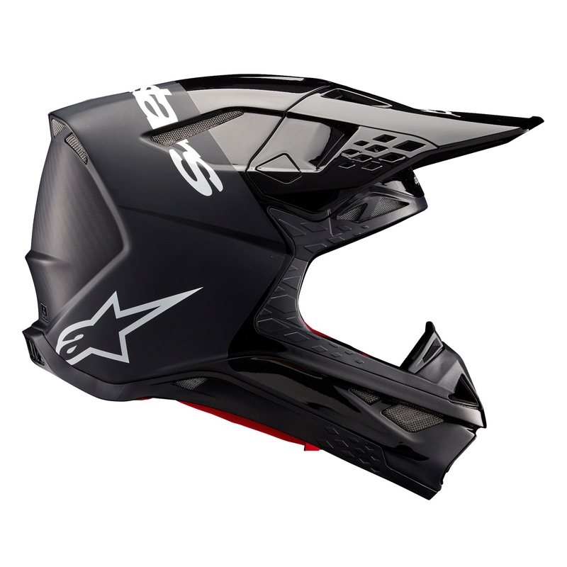 Alpinestars Supertech S-M10 Flood Motocross-hjelm sort-mørkegrå