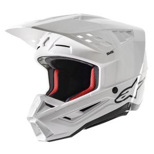 Alpinestars S-M5 Solid Motocross-hjelm Hvid
