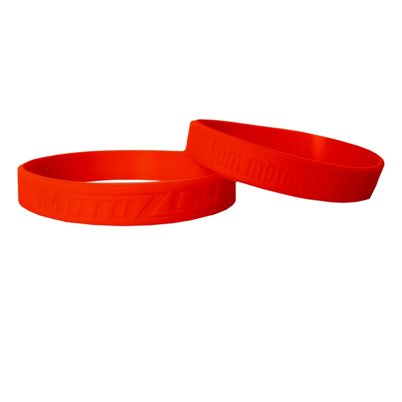 Armbånd MotoZem SK I am a biker red