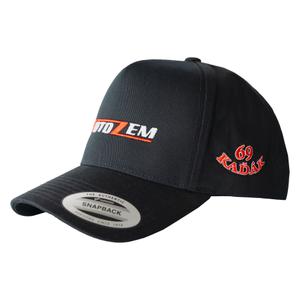 MotoZem x Kaďák kasket, sort