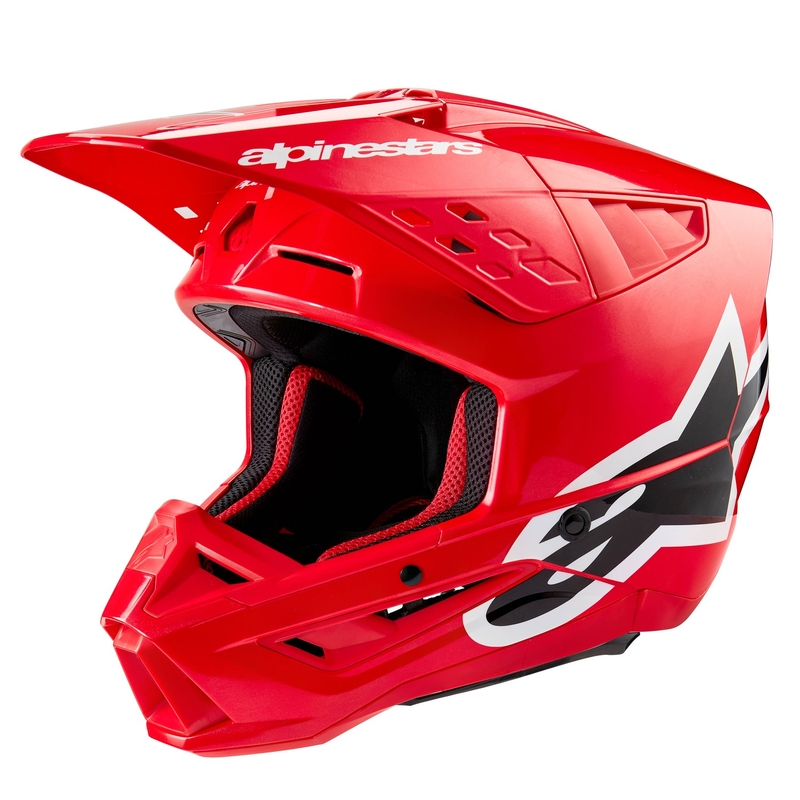 Alpinestars S-M5 Corp rød motocrosshjelm