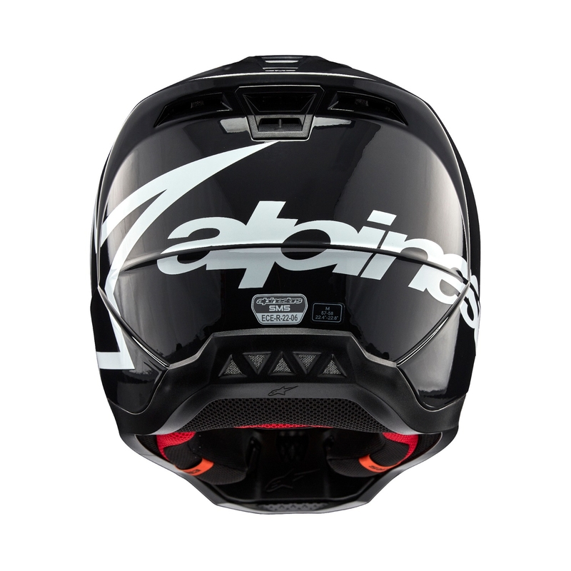 Alpinestars S-M5 Corp motocrosshjelm mørkegrå