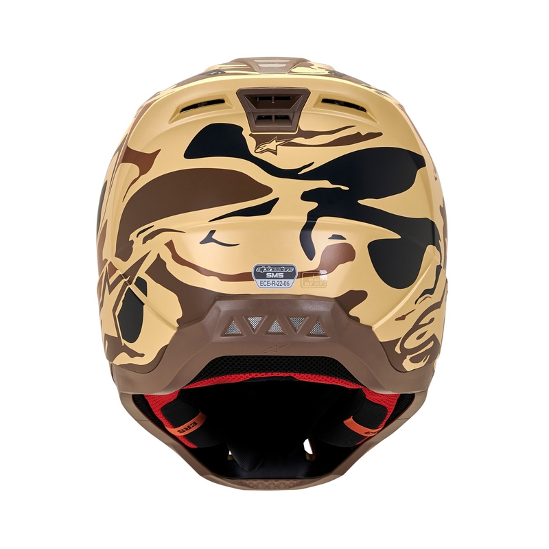 Alpinestars S-M5 Mineral motocrosshjelm mat mørkebrun camo