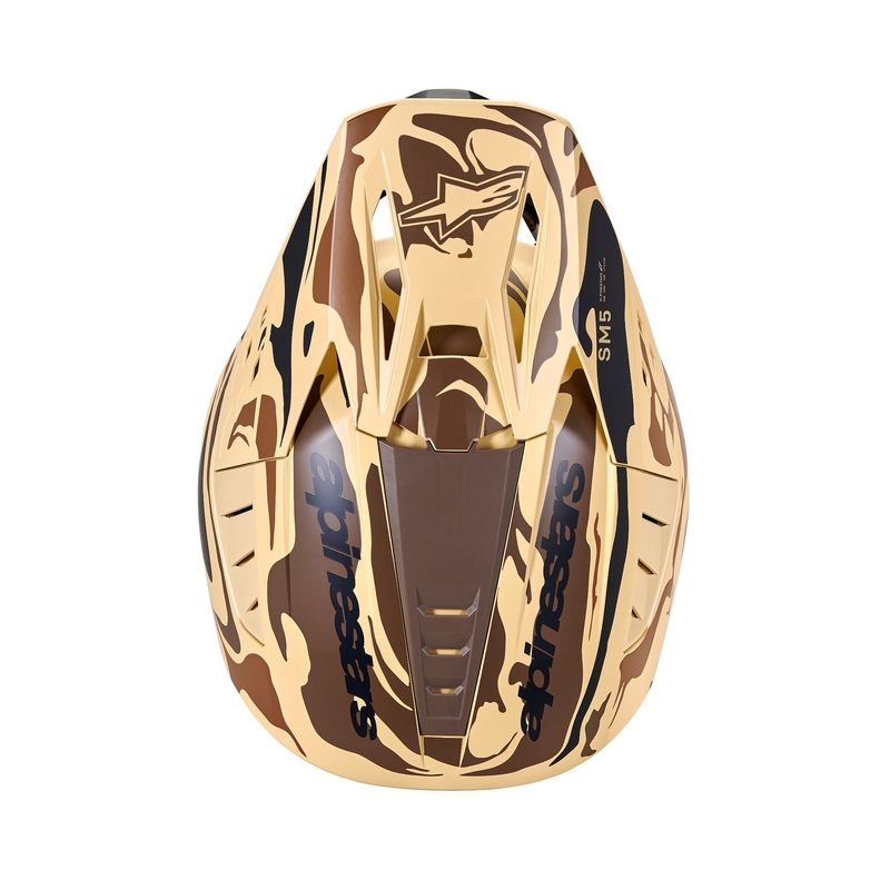 Alpinestars S-M5 Mineral motocrosshjelm mat mørkebrun camo