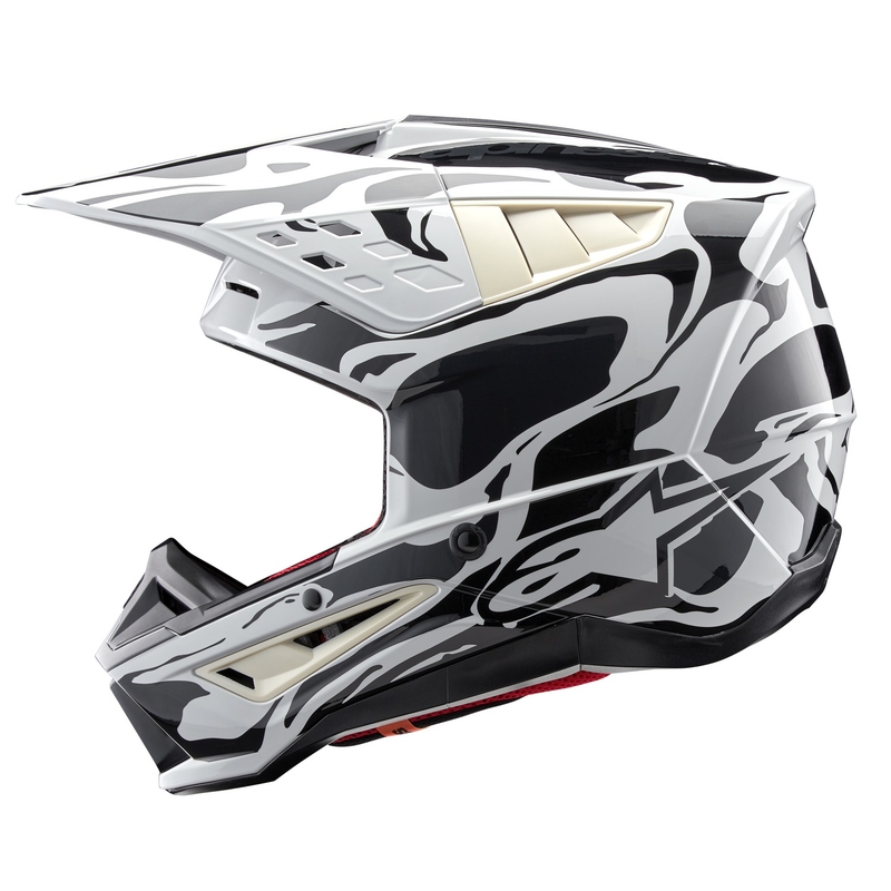 Alpinestars S-M5 Mineral grey camo motocrosshjelm