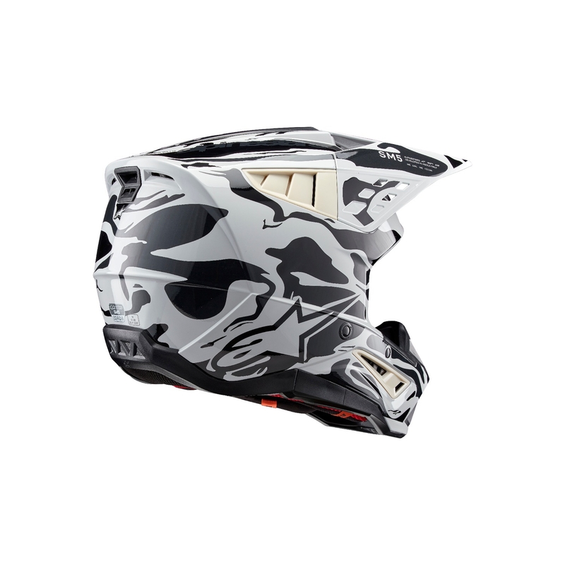 Alpinestars S-M5 Mineral grey camo motocrosshjelm